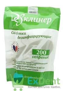 Салфетки дезинфицирующие Дезклинер запасной блок (200 шт) 12709