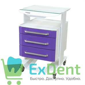 Стол инструментальный процедурный специальный СИПС Н-01 (3 ящика) 16812