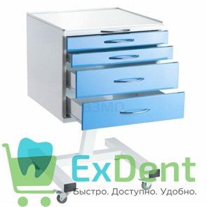 Стол инструментальный процедурный специальный СИПС-М-01 (4 ящика) 13966