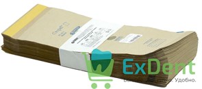 Пакеты для стерилизации бумажные Стерит, 90 х 230 мм, крафт, самозапечатывающиеся (100 шт) 12800