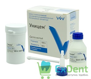 {{productViewItem.photos[photoViewList.activeNavIndex].Alt || productViewItem.photos[photoViewList.activeNavIndex].Description || 'Уницем - цинкфосфатный цемент, светло-жёлтый (100 г + 60 г)'}}