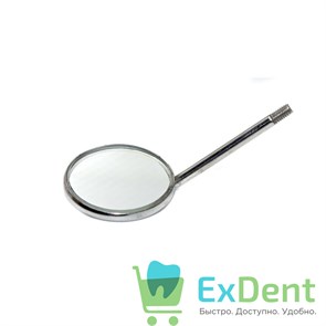 Зеркало стоматологическое №4, 22 мм, Prima Dental, увеличивающее, без ручки 16354