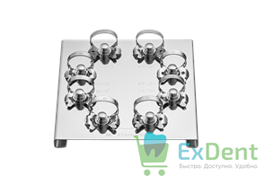 {{productViewItem.photos[photoViewList.activeNavIndex].Alt || productViewItem.photos[photoViewList.activeNavIndex].Description || 'Кламп набор из 8 клампов для молочных зубов на подставке Dentech'}}