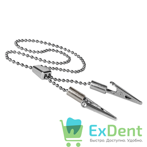 {{productViewItem.photos[photoViewList.activeNavIndex].Alt || productViewItem.photos[photoViewList.activeNavIndex].Description || 'Зажим металический с цепочкой для фиксации салфеток (60 см с регулятором длины) цвет серебро'}}