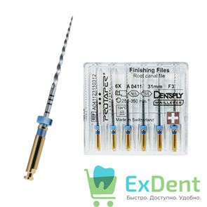 ProTaper (ПроТейпер) машинный F3, 31 мм, Dentsply, для лечения сложных случаев (6 шт) 15793