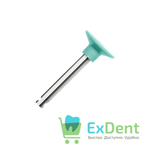 Полир Kagayaki Ensmart Pin - зеленый (средняя) диск, металл, для финишной полировки композита (10шт) 20303