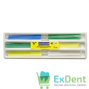 Полоски шлифовальные набор универсальный (3 х 25 шт) 13561