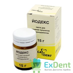 {{productViewItem.photos[photoViewList.activeNavIndex].Alt || productViewItem.photos[photoViewList.activeNavIndex].Description || 'Йодекс - паста для лечения пульпитов и периодонтитов (15 г)'}}