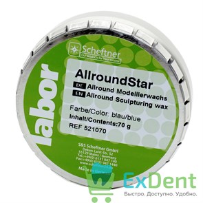 {{productViewItem.photos[photoViewList.activeNavIndex].Alt || productViewItem.photos[photoViewList.activeNavIndex].Description || 'Воск AllroundStar для моделирования, синий Scheftner (70 г)'}}