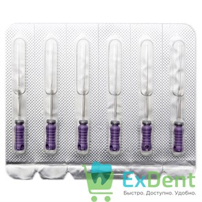 K-Files №10, 31 мм, Pro-Endo, для препарирования канала, нержавеющая сталь (6 шт) 15655