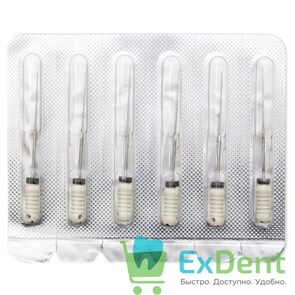 K-Files №15, 31 мм, Pro-Endo, для препарирования канала, нержавеющая сталь (6 шт) 15660