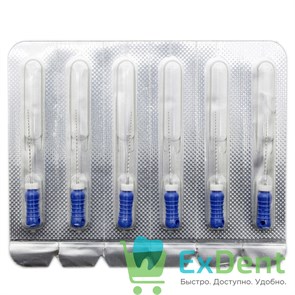 K-Files №30, 25 мм, Pro-Endo, для препарирования канала, нержавеющая сталь (6 шт) 15670