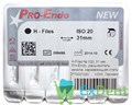 H-Files №20, 31 мм, Pro-Endo, расширитель канала, нержавеющая сталь, нестерильные (6 шт) 21151 - фото 27524