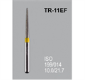 Боры алмазные Mani TR-11EF 199/016 FG - конусообразный, закругленный кончик, желтый (5 шт) 20926 - фото 27848