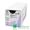 Шовный материал Vicryl 5-0, 75 см с иглой 17 мм (RB - 1) 14070 - фото 28701