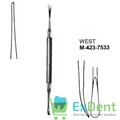 Элеватор для удаления корней зубов WEST (Элеватор) 14457 - фото 32694