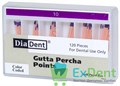 Гуттаперчевые штифты 02 №10 DiaDent для пломбирования корневых каналов (120 шт) 19749 - фото 32966