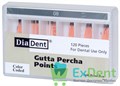 Гуттаперчевые штифты 02 №08 DiaDent для пломбирования корневых каналов (120 шт) 15299 - фото 32968