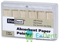 Бумажные штифты 02 №45 DiaDent для удаления влаги в канале (200 шт) 19705 - фото 33007