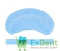 Шапочки - шарлотки медицинские, голубые, любой производитель (100 шт) 12832 - фото 1832