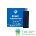 Артикуляционная бумага прямая, синяя Bausch (200 мкм х 300 шт) 19950 - фото 36357