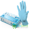 Перчатки Connect Ultra blue M, нитриловые, неопудренные, нестерильные, смотровые (200 шт) 12637 - фото 2110