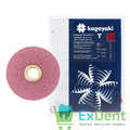 Диски полировочные Kagayaki RoundFlex T бордо - грубый, втулка -метал (12,7 мм х 50 шт) 19543 - фото 36463
