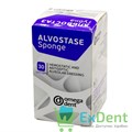 Альвостаз - губка, кровоостанавливающий и аннестезирующий компресс (30 губок,1 х 1 см) 19570 - фото 26168